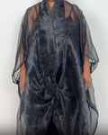 Black Chiffon Bubu Dress